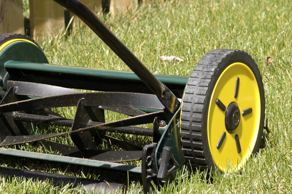 push reel mower