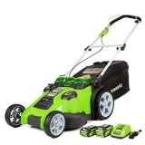 Greenworks 25302, Twin Force G-Max, 40 V Litium iOn Cordless Mower, 20 Inch Review